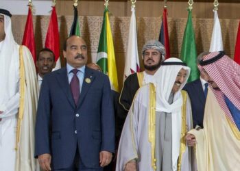 Summit della Lega Araba a Tunisi, 31 marzo 2019. Da Sinistra: Tamim bin Hamad al-Thani, emiro del Qatar; Mohamed Ould Abdel Aziz, presidente della Mauritania; Sabah Al-Ahmad Al-Jaber Al-Sabah, emiro del Kuwait; Salman bin Abdulaziz, re Saudita (LaPresse)