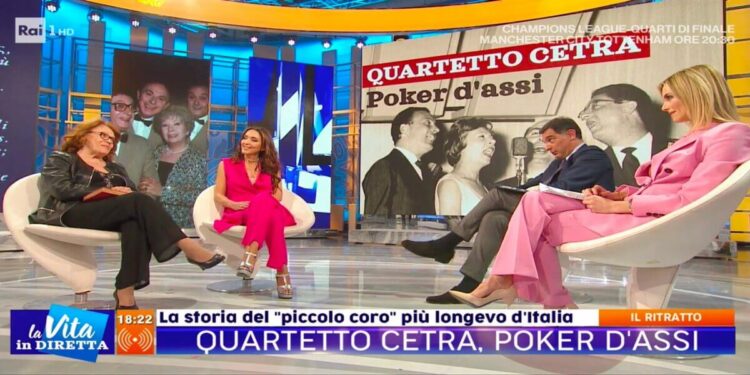 Valeria Fabrizi e Giorgia Giacobetti a La Vita in Diretta