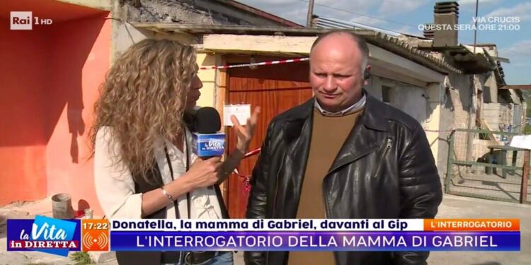 Il papà di Gabriel Feroleto a La Vita in Diretta