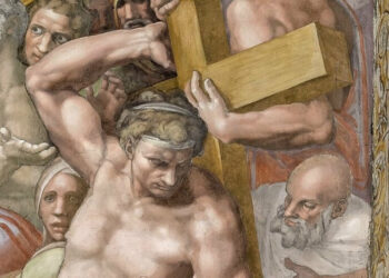 Michelangelo, il "buon ladrone", Cappella Sistina