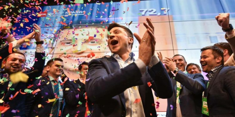 Zelensky vince in Ucraina