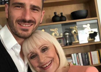 Leonardo Bonucci e Raffaella Carrà