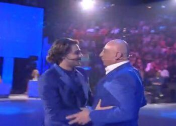 Alberto incontra suo padre ad Amici 18