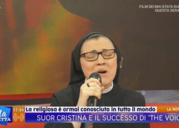 Suor Cristina, La Vita in Diretta