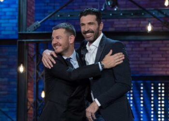 Alessandro Cattelan e Gigi Buffon