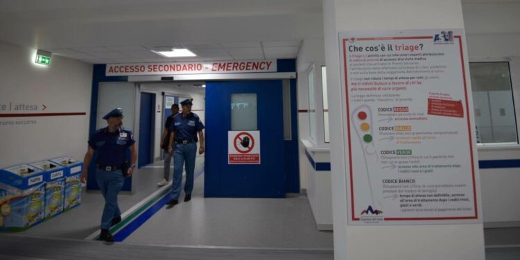 Polizia in ospedale