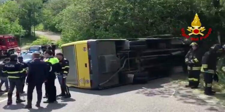 Incidente scuolabus nel Padovano