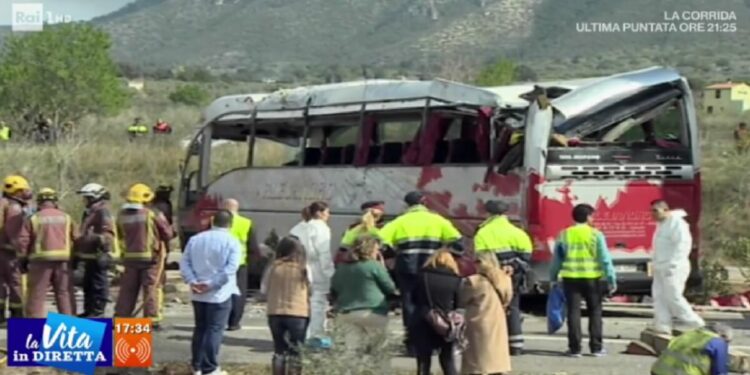 Strage bus Erasmus (La vita in diretta)