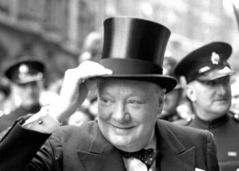 Winston Churchill (1874-1965) nel 1964 (foto dal therake.com)