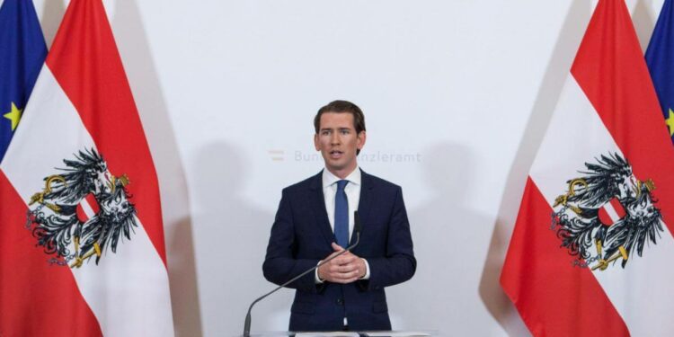 Austria, il cancelliere Sebastian Kurz