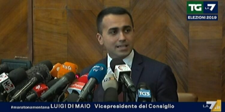 Di Maio, conferenza post Elezioni Europee