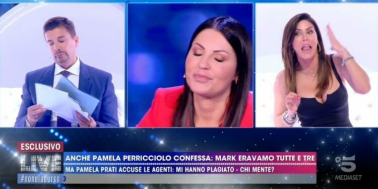 Riccardo Signoretti, Eliana Michelazzo, Guendalina Tavassi a Live Non è la D'Urso