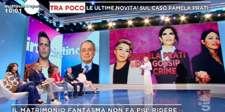 Il caso Pamela Prati a Mattino 5