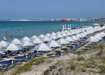 Spiaggia a Gallipoli