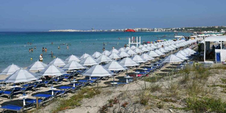 Spiaggia a Gallipoli