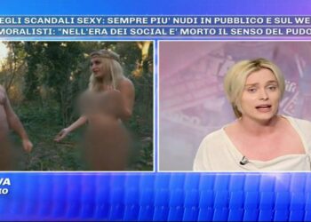 Roger Garth lite con Elena Morali per Scintilla a Pomeriggio 5