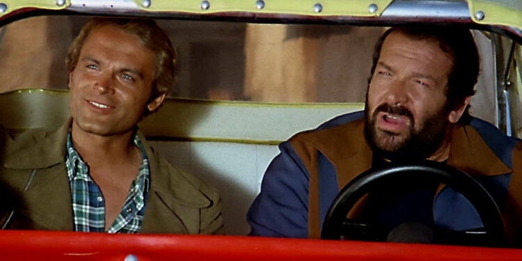 Terence Hill e Bud Spencer, in una scena del film