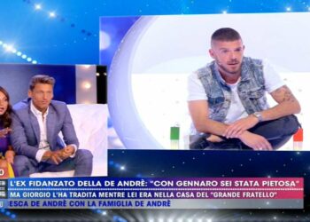 Giorgio Tambellini vs Francesca De André a Live non è la d'Urso