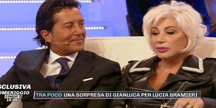 Lucia Bramieri e Gianluca Mastelli a Pomeriggio 5