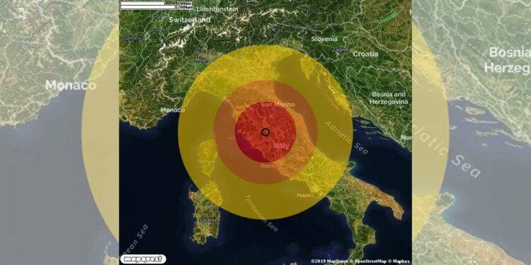 Terremoto Siena