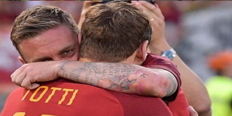 Totti e De Rossi - Foto Instagram da https://www.instagram.com/p/BxcqPT6iN2Q/