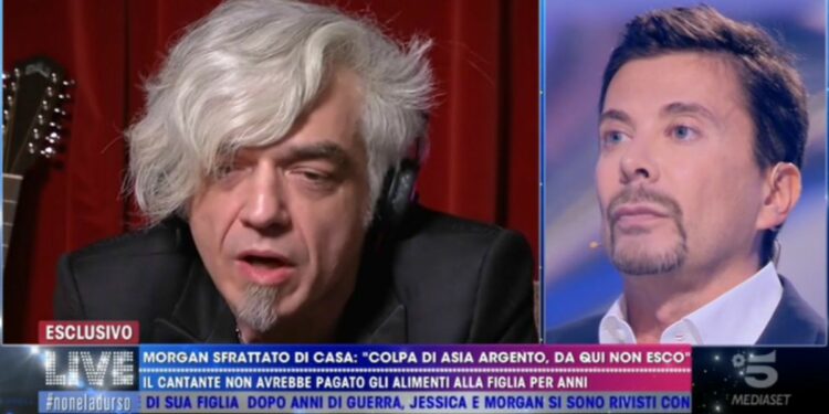 Morgan e  Riccardo Signoretti (Live - Non è la D'Urso)