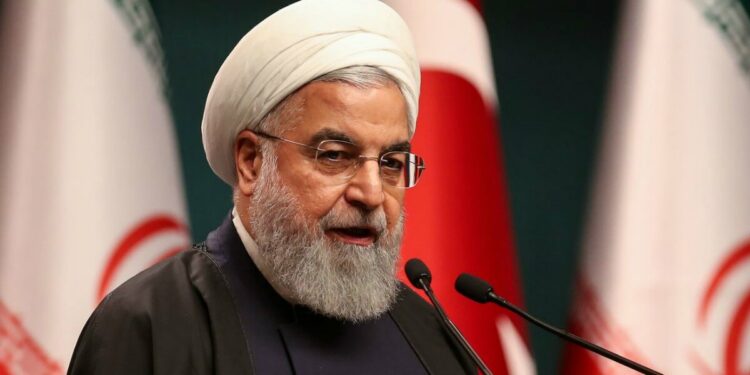 Il presidente dell'Iran, Hassan Rouhani (LaPresse)