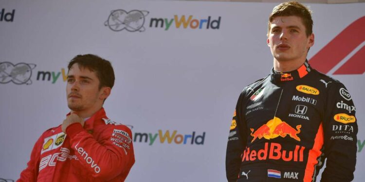 Verstappen Leclerc Formula 1