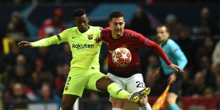 Nélson Semedo, con la maglia del Barcellona (Foto LaPresse)