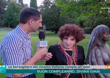 Gina Lollobrigida a La Vita in Diretta