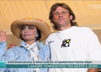 Loredana Bertè e Bjorn Borg