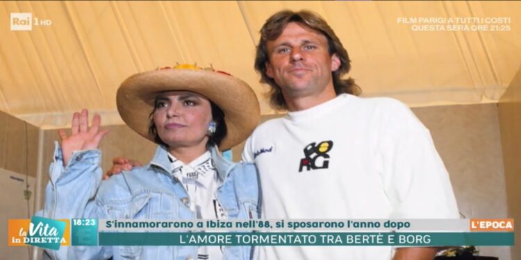 Loredana Bertè e Bjorn Borg