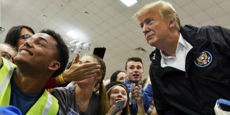 Donald Trump in Alabama (LaPresse)