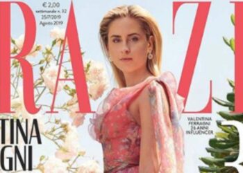 Valentina Ferragni, prima copertina su "Grazia" (foto Instagram)