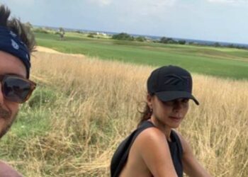 David e Victoria Beckham in vacanza in Puglia (foto da Instagram)