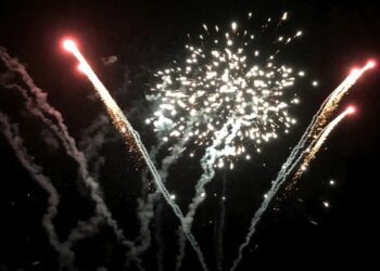 Fuochi d'artificio (LaPresse)