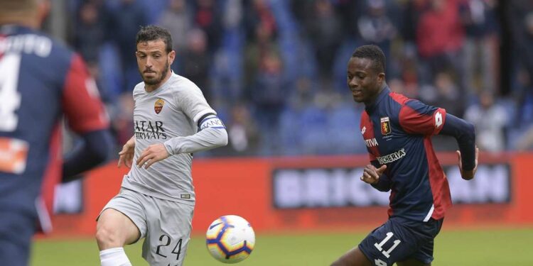 Calciomercato Fiorentina - Kouame ai tempi del Genoa Genoa(Foto LaPresse)