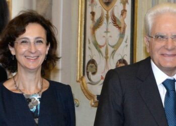 Marta Cartabia e Sergio Mattarella