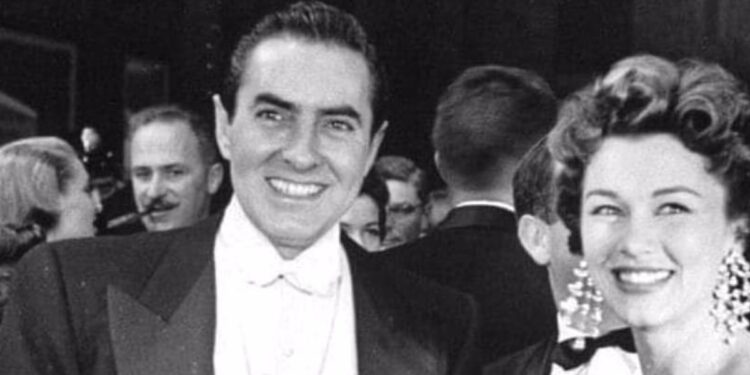 Tyrone Power e Linda Christian (Foto: Instagram)