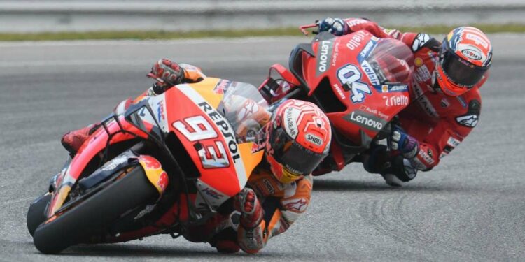 MotoGp Dovizioso Marquez