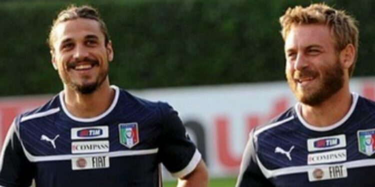 Dani Osvaldo con Daniele De Rossi (foto Instagram)