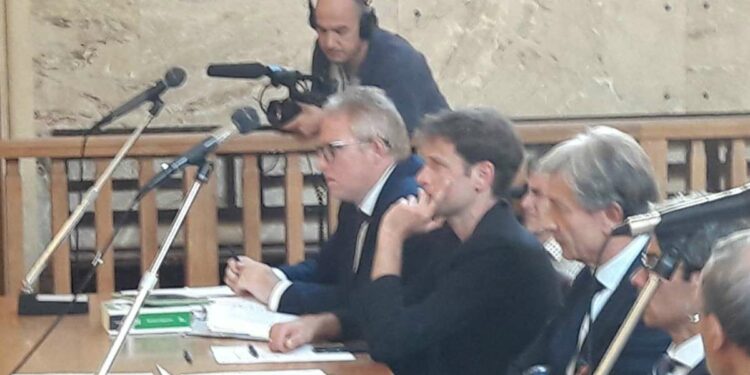 Alex Schwazer ieri in Tribunale (Foto N. Sanvito)