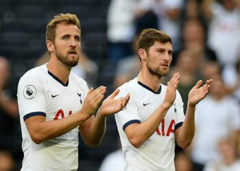 Kane e Vertonghen, attaccante e difensore del Tottenham (foto La Presse)