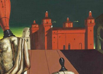 Giorgio De Chirico, Le muse inquietanti (1919), particolare