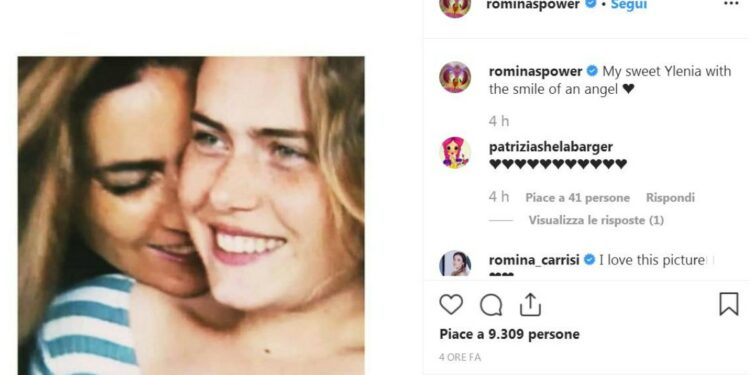 Romina Power e Ylenia (Instagram)