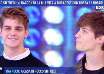 Leonardo e Lorenzo Tano, figli di Rocco Siffredi