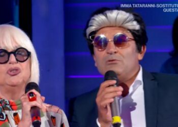 Max Giusti con Loretta Goggi a Domenica in