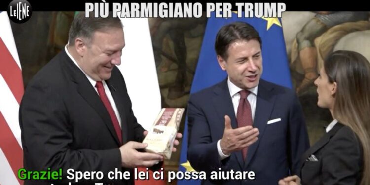 Le Iene dazi parmigiano