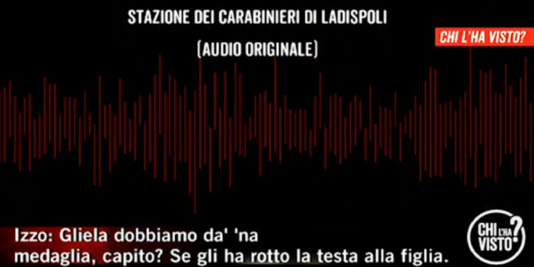 registrazioni chi l'ha visto izzo