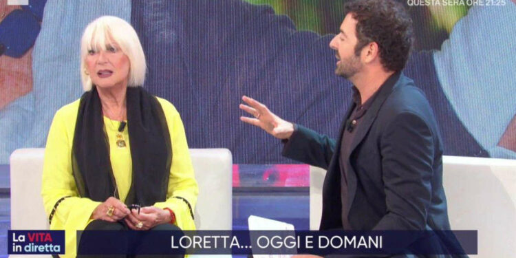 Loretta Goggi a La Vita in Diretta